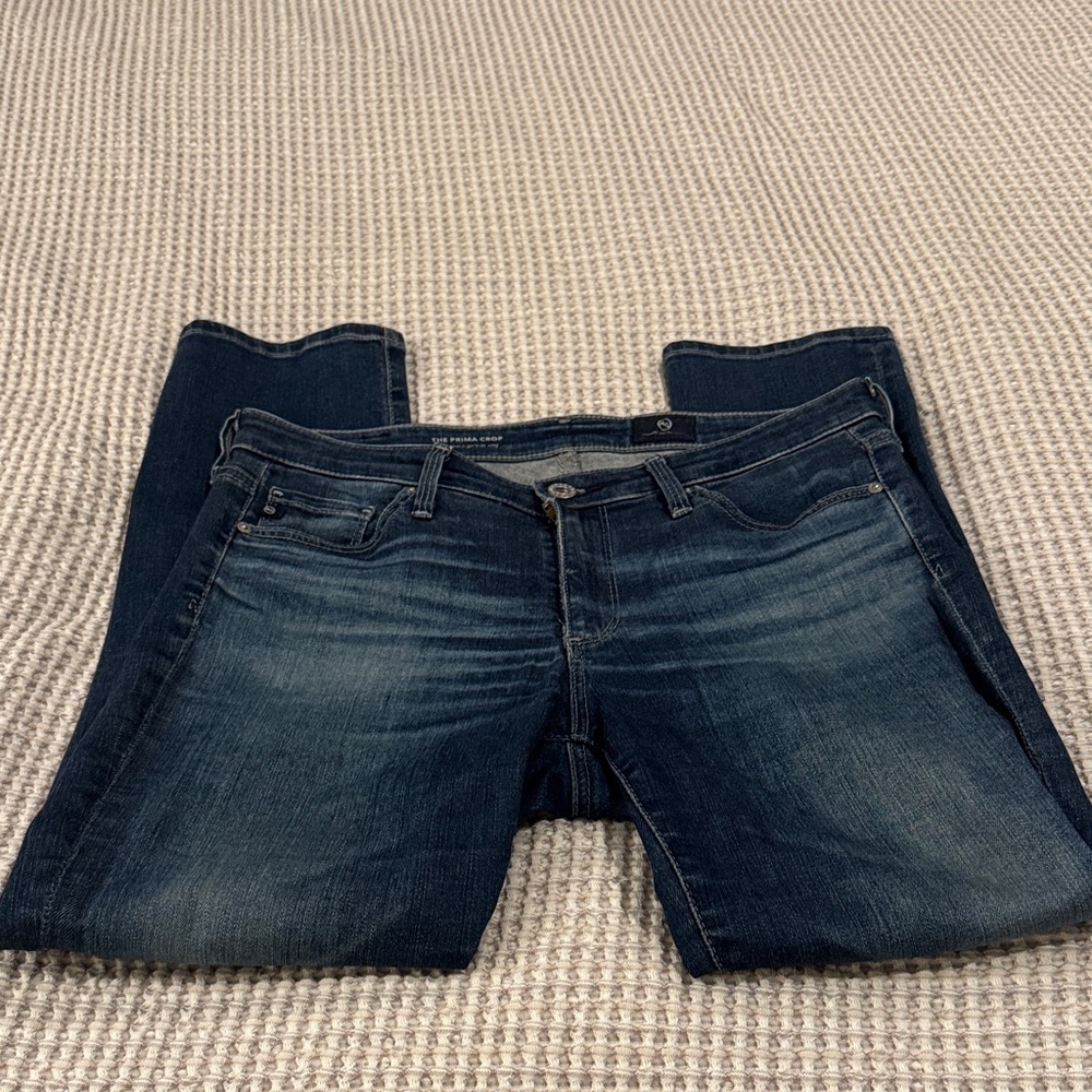 AG Adriano Goldschmied Prima Midrise Cigarette Crop Jeans